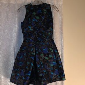 CUSTOM water color mini dress